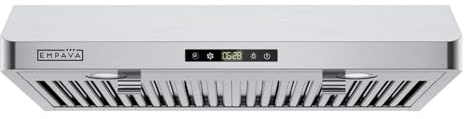 Empava Ductless Under Cabinet Range Vent Hood 30 Inch, Touch Control
