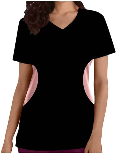 Camice Lavoro Donna Cotone Divisa Sanitaria Donna Fantasia Bella Divise Sanitaria Elastica Camicie Uniforms Camici Sanitari Uniforme Infermiere Donna Uniformi Sanitarie - Top Casacca Elegante