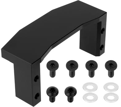 LT Easiyl 1PC Aluminium-Servohalterung Kompatibel mit T-Amiya TT-02-Chassis OE 54977 RC-Car-Metall-Servohalter RC-Car-Servo-Montagerahmen Schwarz