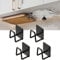 ZYLEDW 4 Stücke Edelstahl schneidebretthaken, schneidebrett Halter Regal, deckelhalter küche, Spülenschwammregal, Ladung von 5 kg, topfdeckel Organizer
