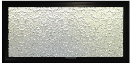 Ventanas Batientes Ventana Rectangular Para Casa, Ventana Corrediza Con Marco De Metal Ventilado De Repuesto, Ventana De Vidrio Templado Giratoria De 360° Para Sótano, Garaje Y Baño(Black,50x40 cm/19.