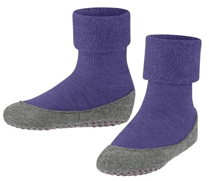 FALKE Unisex Kinder Stoppersocken Cosyshoe Minis K Hp Wolle rutschhemmende Noppen 1 Paar, Lila Crocus 8305, 25-26