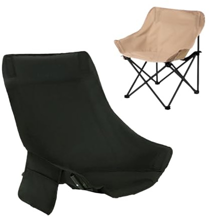 Outdoor Campingstuhl mit niedriger Rückenlehne Tragbarer Ersatz Mondsitz, Stuhl, Outdoorhocker | Hochlehner Stuhl, Stuhl, Strandkorb für Camping im Freien
