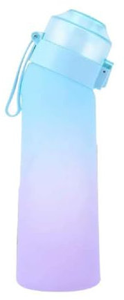 Générique 650ML, Bouteille Air Gourde Up Gourde Sport Paille avec 7 Stochastique Pods de Gout Gourde Aromatisée Air Gourde Up Tritan Water Bottle Fitness (4)