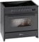 GURARI Fornello a induzione E 913 BL nero | Piano cottura 90 cm con piano cottura a induzione (Range Coocker) con 5 zone (2 Flex Zone) tutte con booster