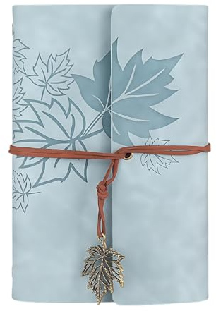 ZLKRHAK Notizblock A6 Notebook Notizbuch A6 Journal Buch 40 Blatt Horizontale Linien + 40 Blatt Kraftpapier Ringbuch Reisetagebuch Collegeblock Notizheft