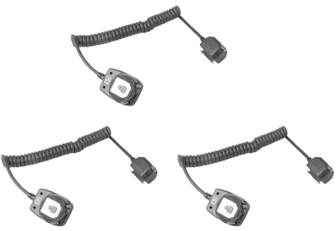 HWIREUIGT 3X OC-E3 Off Camera Flash Cable Hot Shoe Cord Sync Off-Camera Flash Focus Cable Camera Extension Cord for 580EX II/580EX