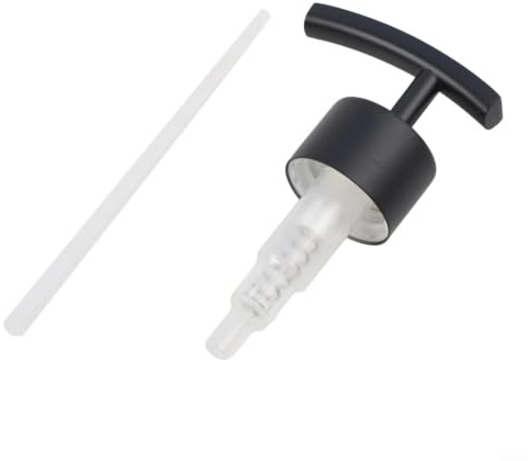 304 Stainless Steel Soap Dispenser Pump Head - Brushed Replacement for Shampoo Lotion Body Wash - 25mm Bottle Neck Fit with 14cm Tube(Black)