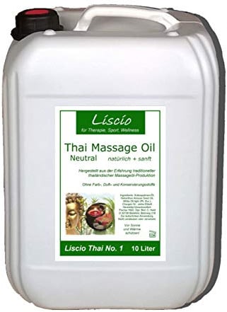 Liscio Thai No.1 Massageöl neutral (5 Liter)