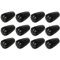 12 Stück / 6 Paar Nordic Walking Pads Asphalt Gummipuffer X-4LTS für alle gängigen Nordic Walking Stöcke - Wanderstöcke - für den Nordic Walking Stock mit einen Durchmesser von 10mm