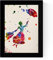 Nacnic Stampa del famoso film Mary Poppins (volando) in formato A4 Poster stile esplosione di colore Carta 250 gr. Con cornice