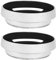 Yunir 52mm Lens Hood, 2Pcs/Pack Metal Silver 52mm Camera Lens Hood Cover Replacement for