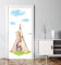 MyMaxxi - Tür bekleben mit Türtapete Türposter Türfolie Selbstklebend 90x200 Wigwam Zelt Indianer - Tür verschönern mit Türfolie - Türaufkleber Mädchen und Junge