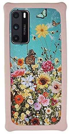 HUAYIJIE Schutzhülle für Thomson Smartphone V60 (harte Rückseite) + Rahmen aus weichem Silikon