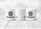 Tasse aus Keramik, mit Husqvarna Logo, bedruckt in Frankreich