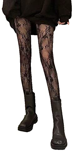 Strumpfhosen Damen, Strümpfe, Fischnetz Strumpfhosen, Mesh Strumpfhosen, Netzstrumpfhosen, Hohe Strümpfe, High Waisted Night Club Strumpfhosen, Party Strumpfhosen, Gemusterte Fischnetz Strumpfhosen