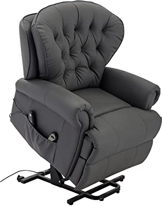 ABC Home | Sessel | elektrisch | PU | Fernbedienung | Massage | Aufstehfunktion | Liegefunktion