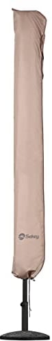 Sekey Housse de Parasol avec Tige, Capuchon pour Parasol de Jardin Ø 400 cm / 240x330 cm, Dimensions 220×30/50 cm pour Parasol de Marché, Polyester 100% Etanche
