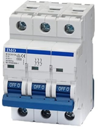 Disjoncteur 10 KA 3P, courbe D, 50A B10D3050