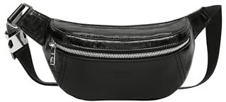 Liebeskind Berlin CHUDY PAPER TOUCH CRINKLE Beltbag S, black S