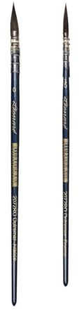 Pinceau Leonard Série 2072RO Lavis Outremer Imitation Petit Gris NO. 0/3. 0