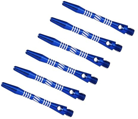 PATIKIL Dart Schäfte, Gewinde Aluminium Dart Stiele Dart Zubehör für Steeldart, Schwarz