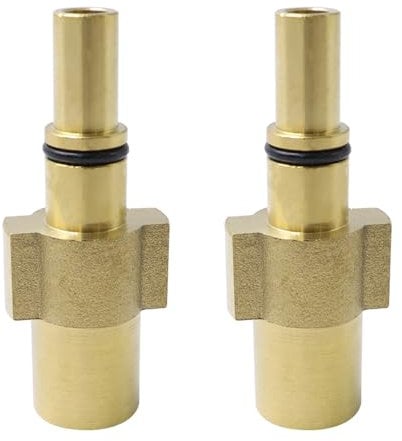 Hsthe Sea 2pcs Pressure Washer Adapter, 1/4 Female to Bayonet Adapter for Black & Decker, Bosch AQT, Baricus