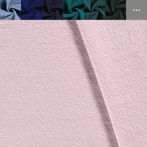 Walkloden Meterware - Walkstoff uni - Mantelstoff, Trachtenstoff - Wollwalk - Loden - 100% Schurwolle, mulesingfreie Wolle *Ab 50cm, Farbe: 012 nude