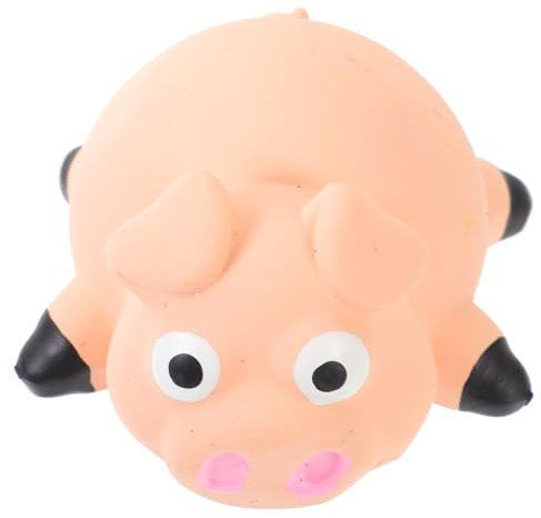 GREENADSCAPE Hundespielzeug Für Kauspielzeug Schweineform Quietschend Für Zahnpflege Und Spiel Für Kleine Hunde Und Teething-Training
