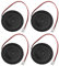 VGOL 4 mini altoparlanti magnetici da 40 mm 2 W con connettore JST-PH compatibile con Raspberry Pi Arduin, lunghezza del cavo 100 mm