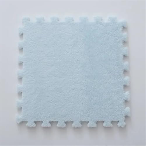 Play Mat DIY Square Carpets For Living Room Spliceable Foam Floor Mats EVA Puzzle Rugs Home Decor(Light blue)