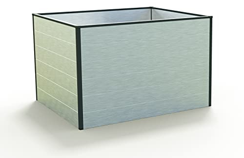 GFP Hochbeet Kräuter-Gemüse-Beet Aluminium Christina - 119x99x77cm - Aluminium eloxiert