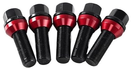 Bulloni Antifurto per Ruote, Bulloni Ruota 4/5 pezzi ruota B12.9 grado bulloni forgiati dadi viti adatti for BMW E90/E60/E39/F10/F20/E46 adatti for Audi Benz Vw M12x1.25 12x1.5 14x1.25 14x1.5(5PCS 40m