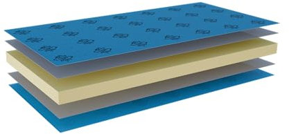 6mm, 10mm and 12mm Waterproof Tile Backer Board 1200x600mm Lightweight, Heat Resistant Panel for Showers Wetrooms & Bathrooms Indoor Use Easy to Cut (12mm, 1, Pack)