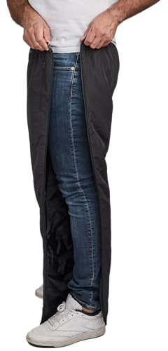 Dobsom Comfort Freizeit- und Reha-Hose für Damen und Herrren - gefüttert mit durchgehendem Reißverschluß
