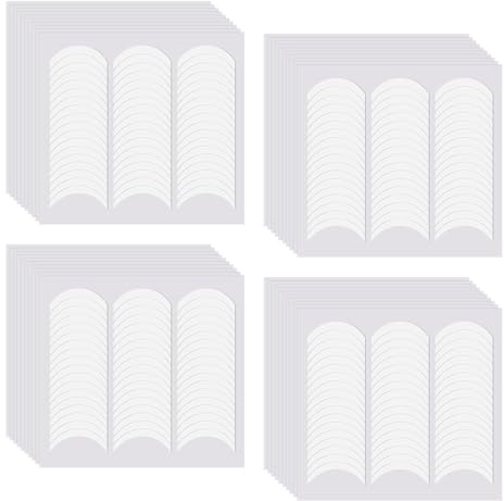 SYEYCW 1920 Stück French Nails Schablone, 40 Blatt Weiße Sticker Nägel, Maniküre Aufkleber Schablone, French Schablonen Nägel, Selbstklebende Nagelaufkleber, für Maniküre Dekoration DIY Werkzeuge
