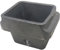 Easyricambi Braciere in ghisa per Stufa a Pellet 113mm x 93mm H: 81mm Bocca: 95x82mm - lamiera di 6,5mm