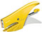 Leitz Cucitrice a pinza, Capacità 15 fogli, Design ergonomico in metallo, Include punti, Gamma WOW, 55472016 - Giallo