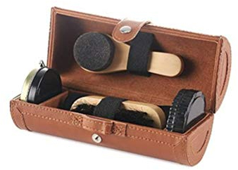 BESPORTBLE Juego de Limpiabotas Kit de Cuidado de Zapatos Cepillo de Pulido Cepillo de Zapatos Crema de Limpieza Cepillos para Mujeres Hombres