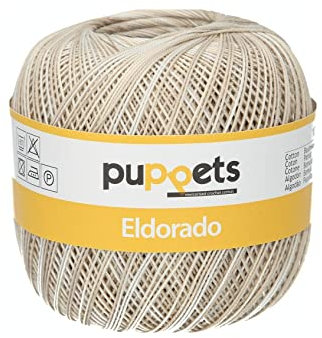 Puppets 4578012-00122 Häkelgarne, 100% Baumwolle, 122, onesize, 52 Gramm