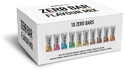 BioTechUSA Zero Bar Protein Snack | Faible teneur en sucre et sans lactose | Texture croustillante | Saveurs délicieuses, Flavour Mix, 10 * 50g