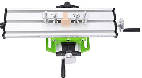 ZOENHOU 31,8 cm Fräsmaschinen-Arbeitstisch, präzise einstellbarer Multifunktions-Bohrschraubstock, Befestigungstisch, Compound-Schiebetisch, Kreuz-X-Y-Schraubstock für Bohrmaschinen-Werkbank