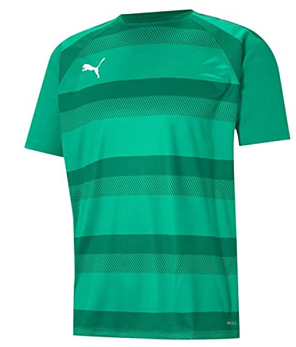 PUMA Teamvision Jersey Jr - Maglietta Unisex per Bambino, Unisex - Bimbi 0-24, Maglietta, 704928-05, Verde (Pepper Green), 10 Anni