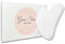 KUNSTIFY Premium Gua Sha Set, Beauty Produkte Jade Stein, Rosenquarz Roller, Gesichtsstein Anti Aging für Gesichtsmassage Massage Roller Skin Care (Herz Opal Weiß)