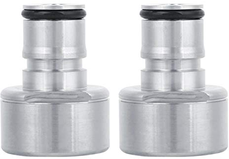 Keg Connectors, Quick Disconnect Conversion Kit, 1 PC Ball Lock Post Keg Coupler Adapter for Home Brewing Beer Kegging System