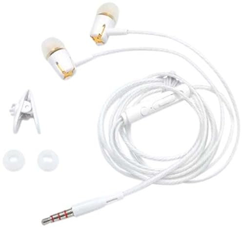 Auriculares de diseño para XIAOMI 11T Smartphone con Micro Reglage Kit Mano Libre Auriculares Universal Jack (Oro)