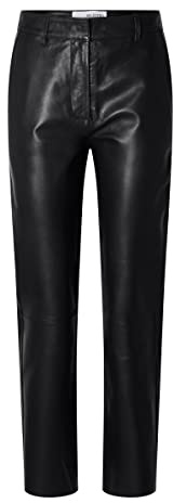 SELECTED FEMME Leather Trousers Tapered | Leather trousers