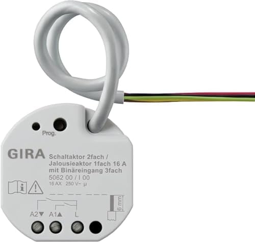 GIRA 506200 KNX Schalt-/Jalousieaktor 2fach/1fach 16 A