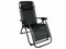 Gerimport Tumbona reclinable Negra 177 x 65 x 113 cm
