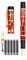 Gullor Century 100 Fountain Pen, Skeleton Hollow-out Series Golden, Screw-Cap, Fine Nib, Transparent Red